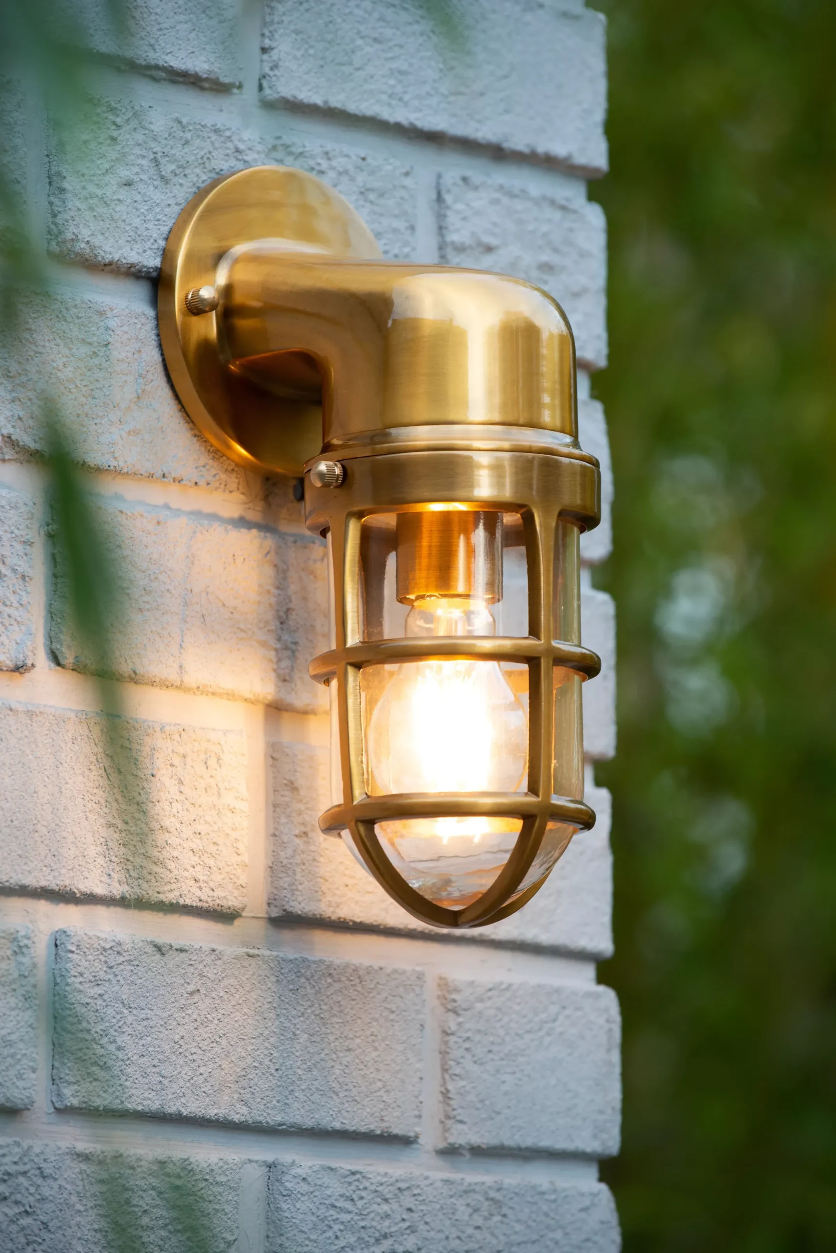 DUDLEY - Wandlamp Binnen/Buiten - 1xE27 - IP44 - Mat Goud / Messing*Lucide Discount