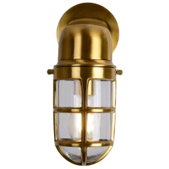 DUDLEY - Wandlamp Binnen/Buiten - 1xE27 - IP44 - Mat Goud / Messing*Lucide Discount