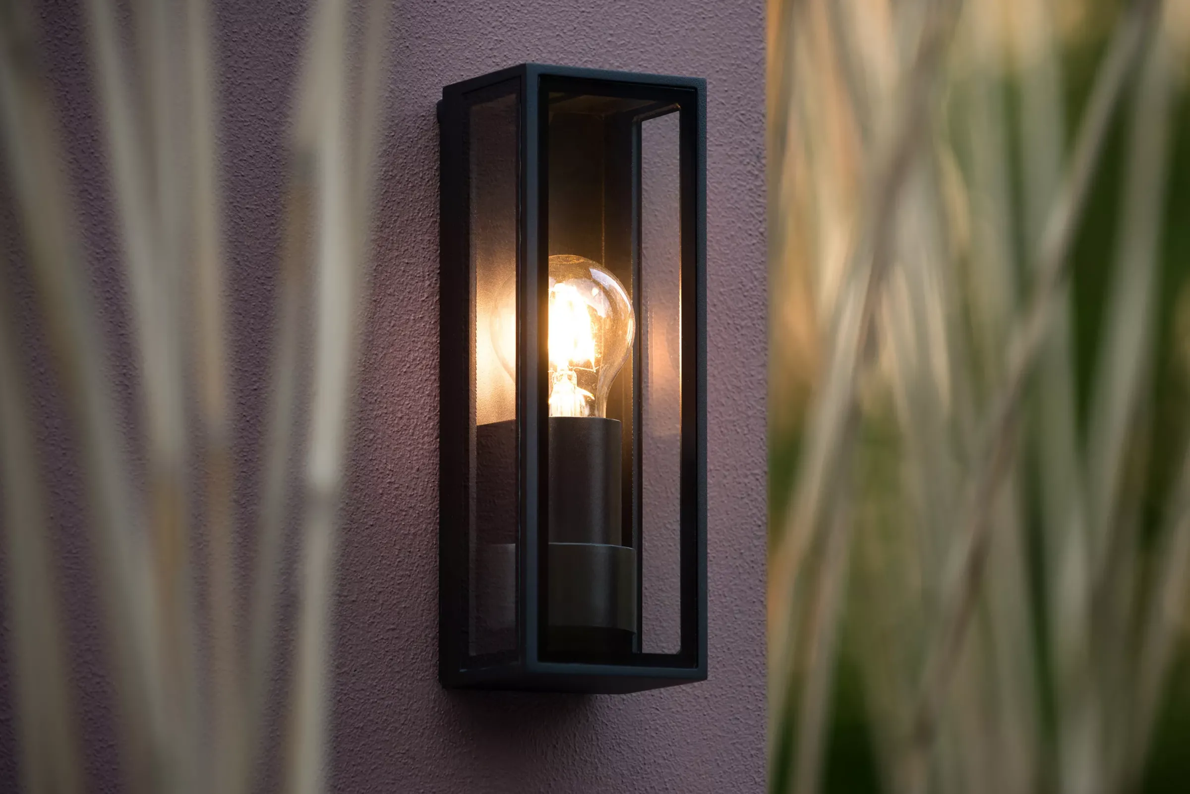 DUKAN - Wandlamp Binnen/Buiten - 1xE27 - IP65 - Zwart*Lucide Outlet