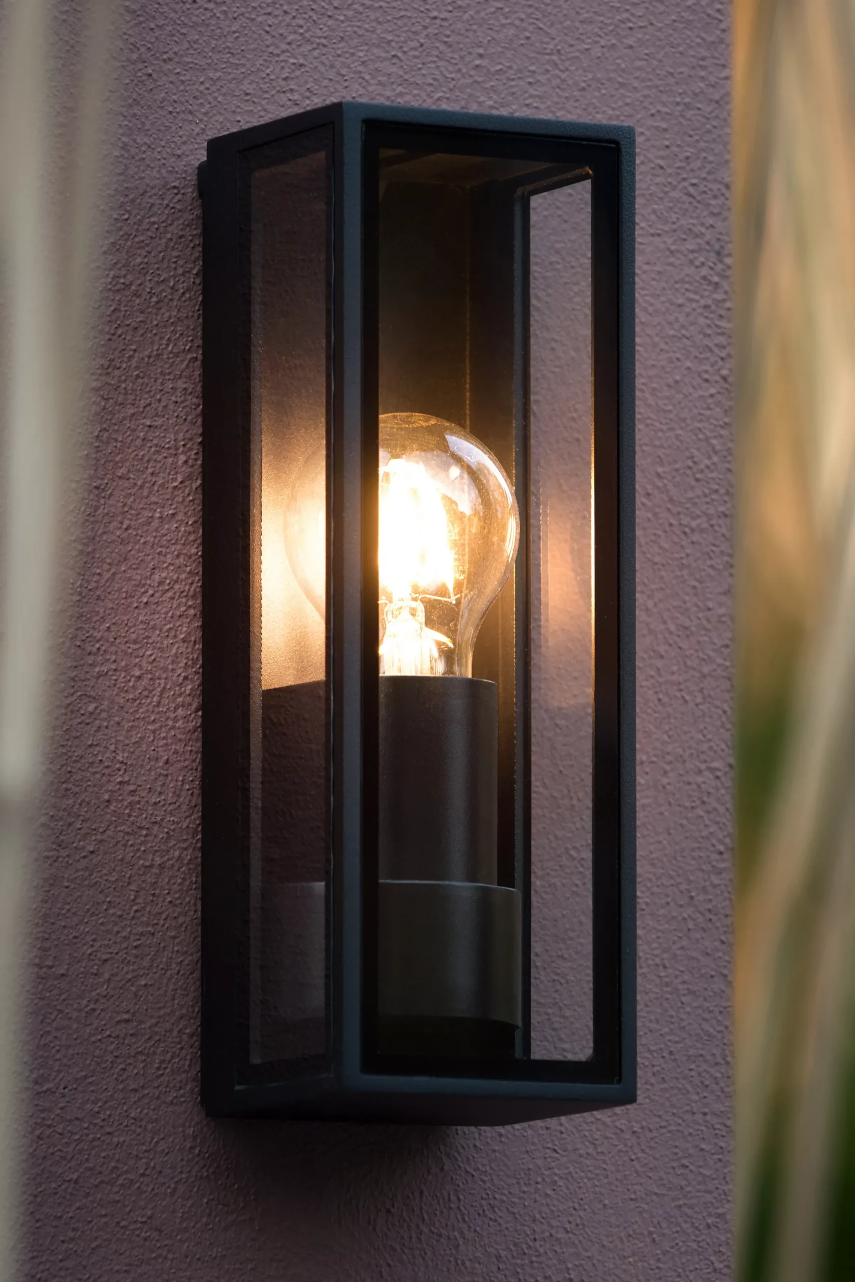 DUKAN - Wandlamp Binnen/Buiten - 1xE27 - IP65 - Zwart*Lucide Outlet