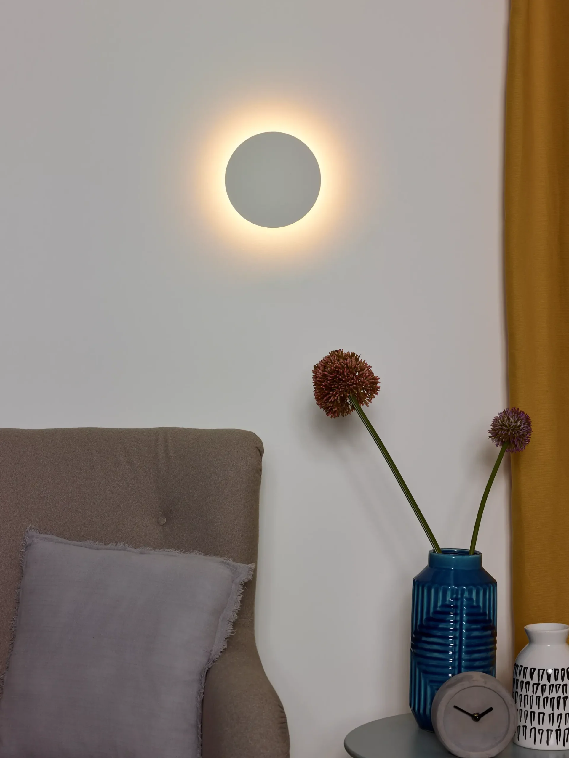 EKLYPS LED - Wandlamp - Ø 15 cm - LED - 1x7W 3000K - Wit*Lucide Sale