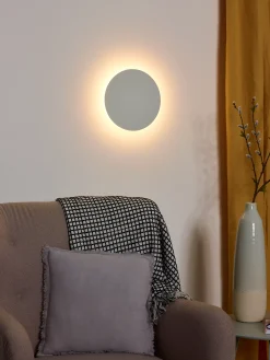 EKLYPS LED - Wandlamp - Ø 25 cm - LED - 1x9W 3000K - Wit*Lucide Cheap