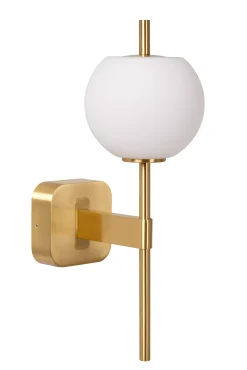 ELDA - Wandlamp Badkamer - 1xG9 - IP44 - Mat Goud / Messing*Lucide Outlet