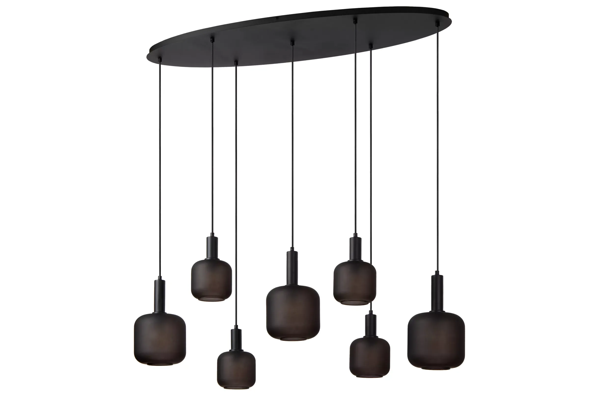 ELOISE - Hanglamp - 7xE27 - Zwart*Lucide Outlet