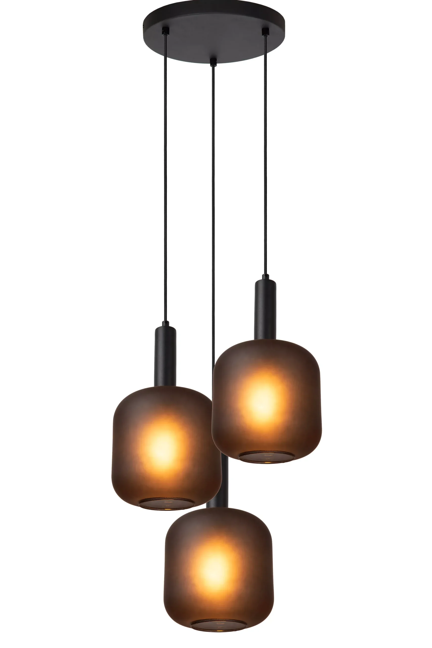 ELOISE - Hanglamp - Ø 40 cm - 3xE27 - Zwart*Lucide Best