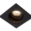 EMBED - Inbouwspot - 1xGU10 - Zwart*Lucide Cheap