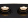 EMBED - Inbouwspot - 2xGU10 - Zwart*Lucide Shop