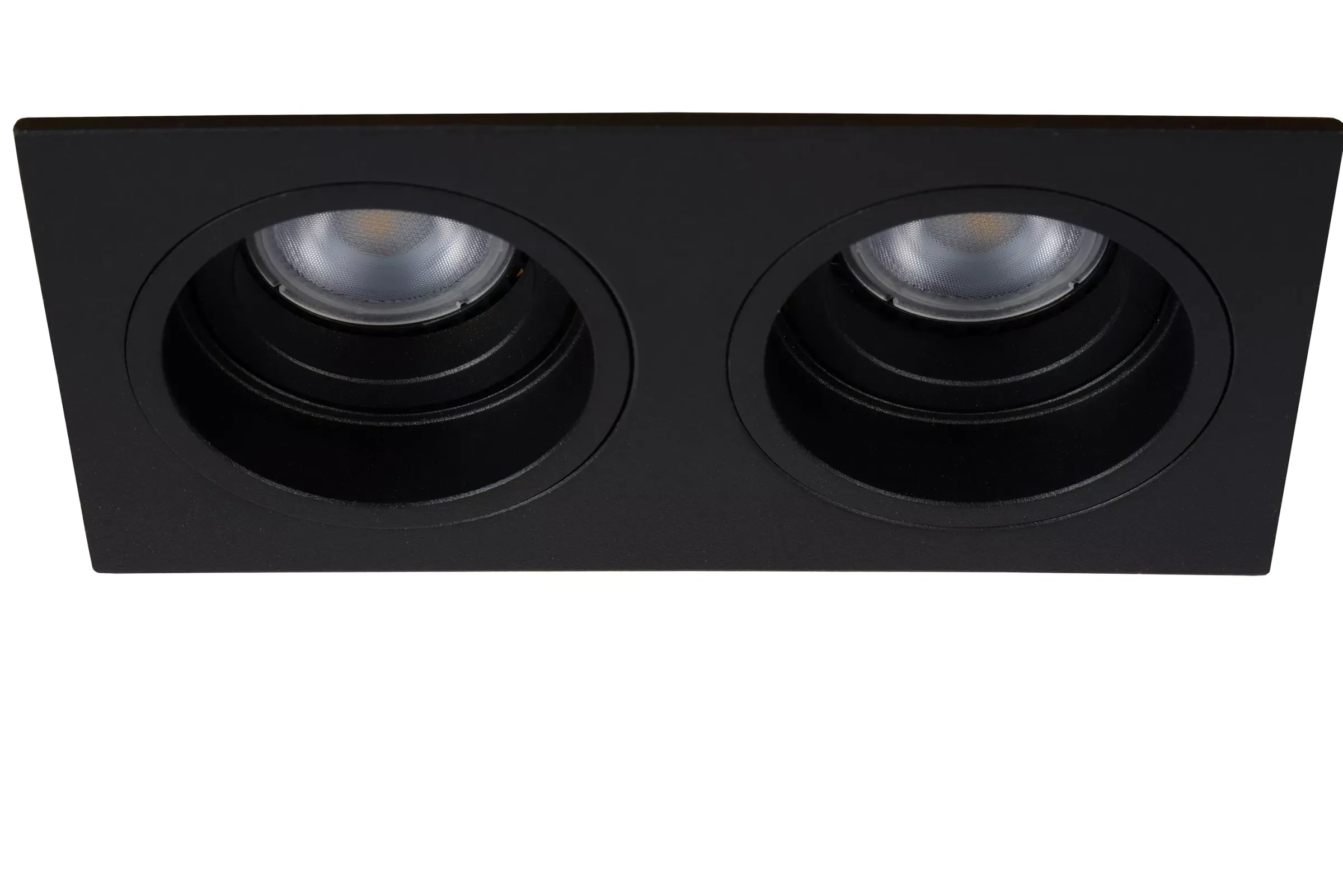 EMBED - Inbouwspot - 2xGU10 - Zwart*Lucide Shop
