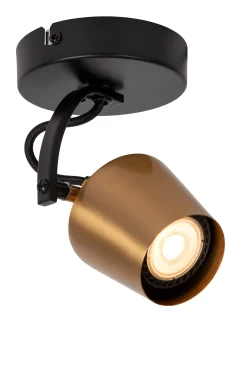 EMILE - Plafondspot - Ø 10,5 cm - 1xGU10 - Mat Goud / Messing*Lucide Shop