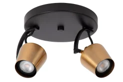 EMILE - Plafondspot - Ø 20 cm - 2xGU10 - Mat Goud / Messing*Lucide Cheap