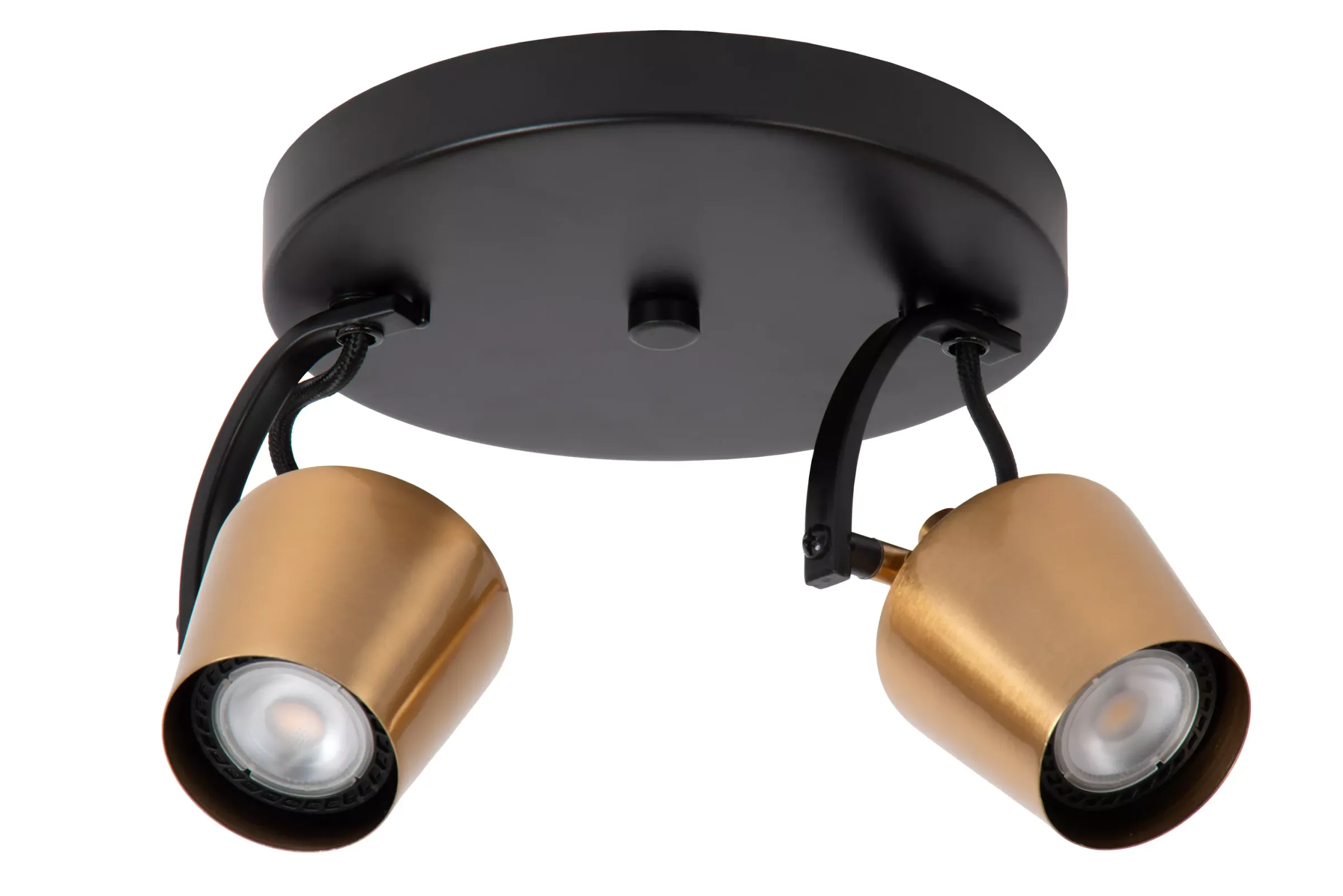 EMILE - Plafondspot - Ø 20 cm - 2xGU10 - Mat Goud / Messing*Lucide Cheap