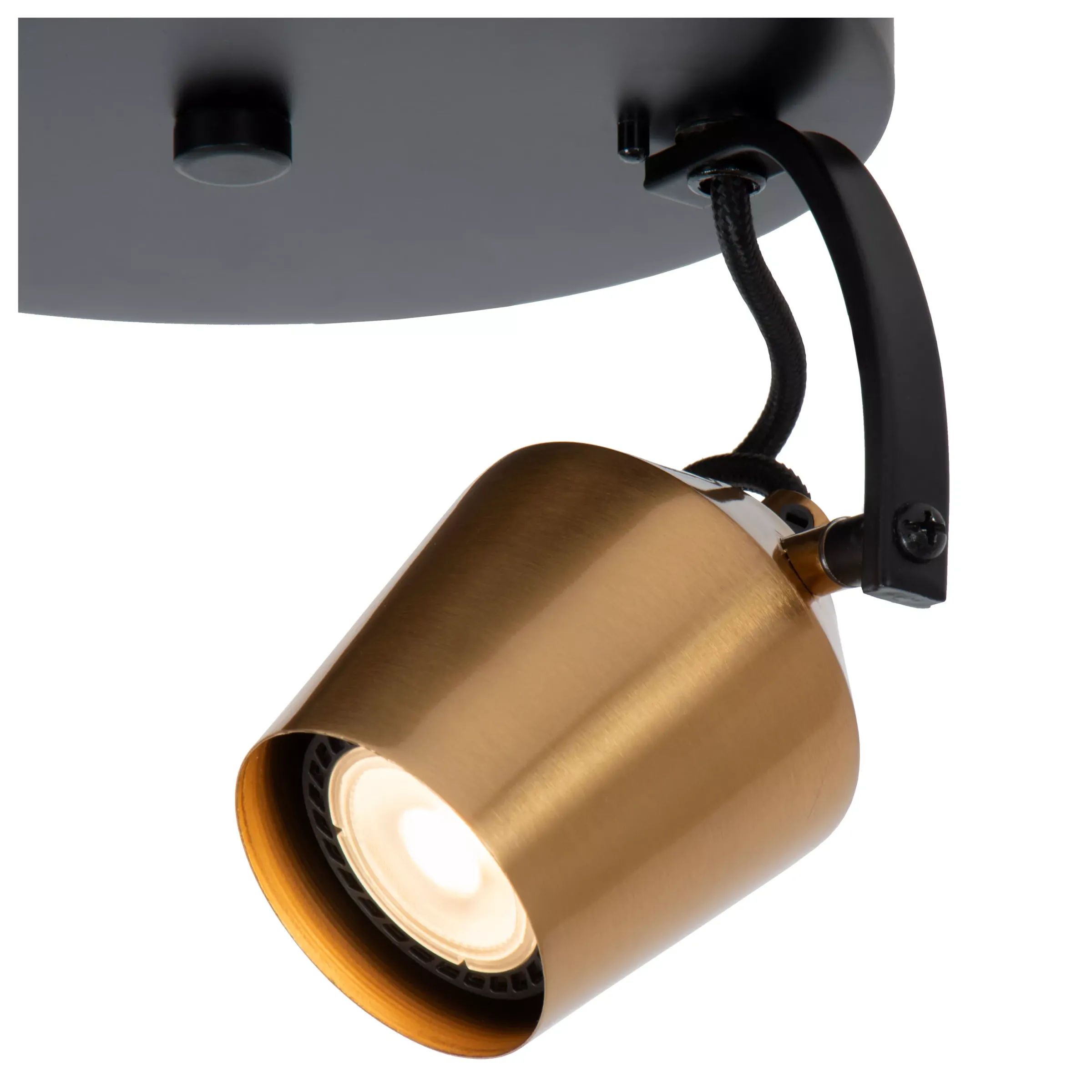 EMILE - Plafondspot - Ø 20 cm - 2xGU10 - Mat Goud / Messing*Lucide Cheap