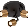 EMILE - Plafondspot - Ø 23 cm - 3xGU10 - Mat Goud / Messing*Lucide Outlet