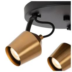 EMILE - Plafondspot - Ø 23 cm - 3xGU10 - Mat Goud / Messing*Lucide Outlet