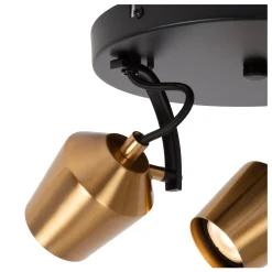 EMILE - Plafondspot - Ø 23 cm - 3xGU10 - Mat Goud / Messing*Lucide Outlet