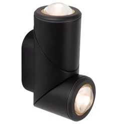 ERIN - Wandspot / Wandlamp Binnen/Buiten - LED - 2x5W 2700K - IP65 - Zwart*Lucide Flash Sale