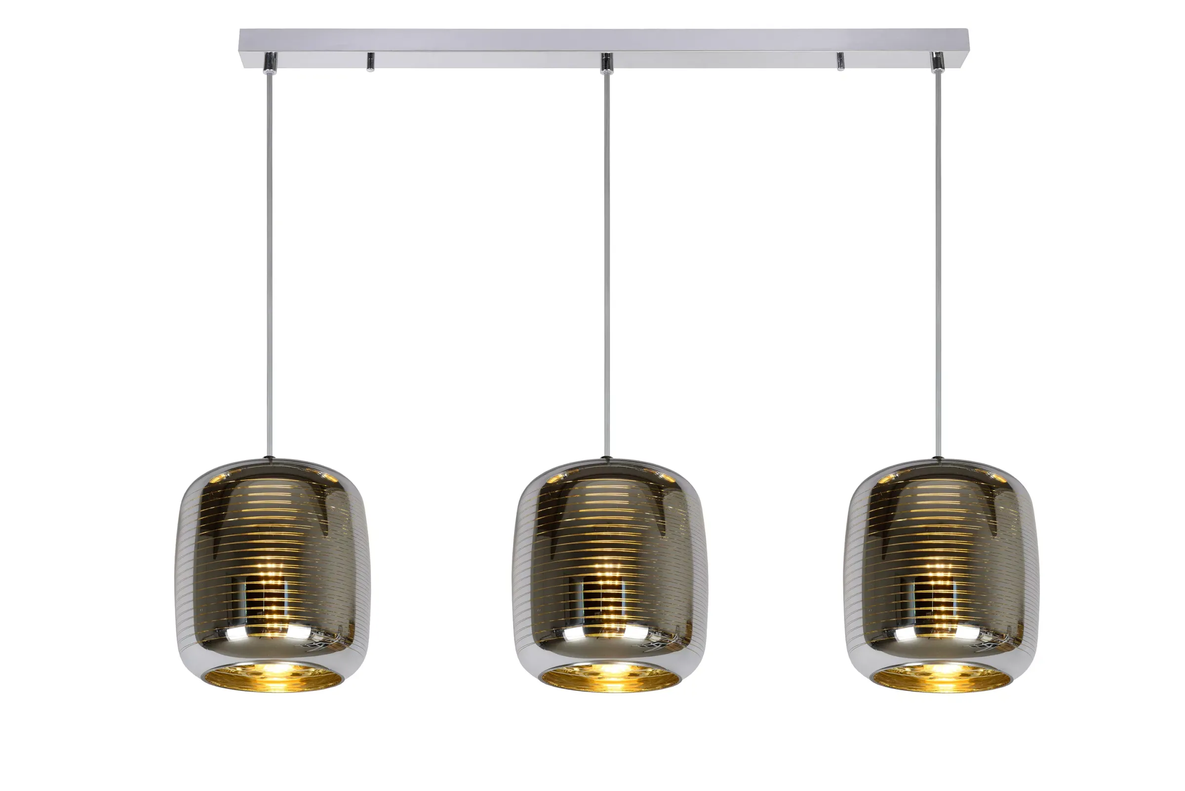 ERYN - Hanglamp - 3xE27 - Chroom*Lucide Outlet