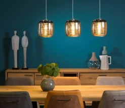 ERYN - Hanglamp - 3xE27 - Chroom*Lucide Outlet