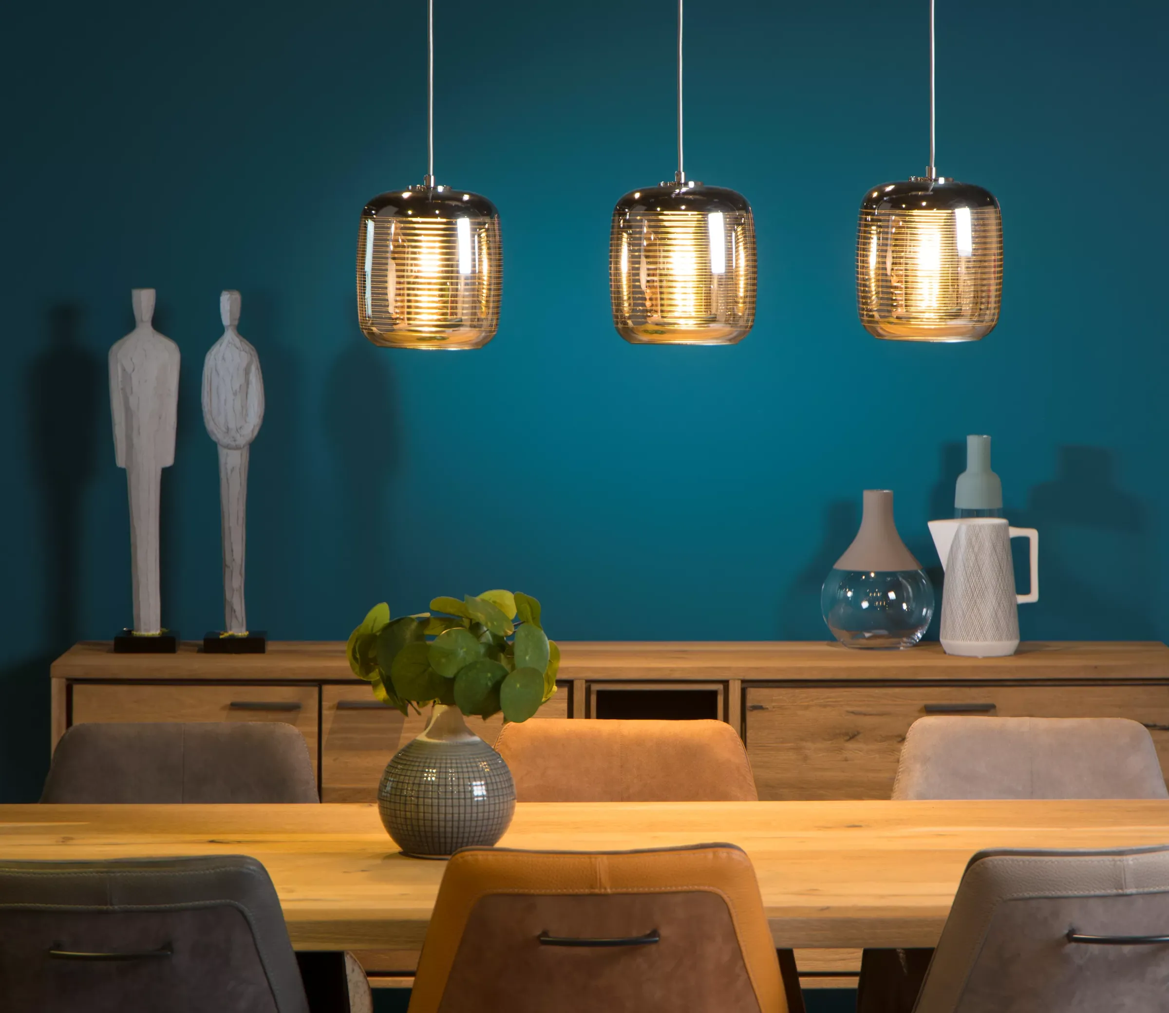 ERYN - Hanglamp - 3xE27 - Chroom*Lucide Outlet
