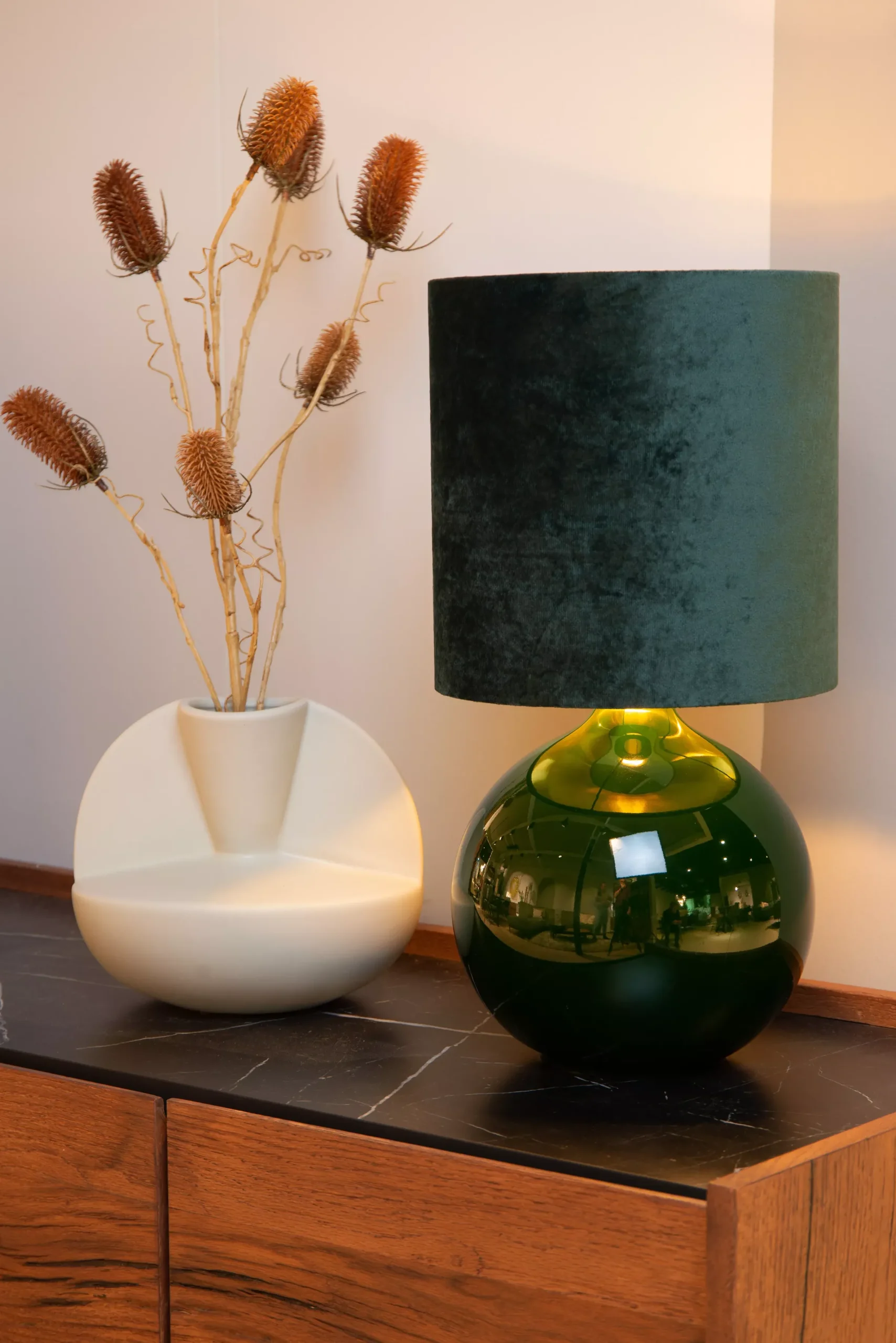 ESTERAD - Tafellamp - Ø 24 cm - 1xE14 - Groen*Lucide Outlet