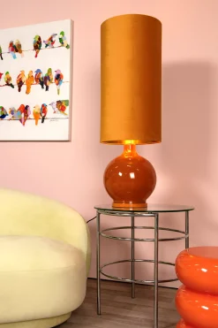 ESTERAD - Vloerlamp - Ø 34 cm - 1xE27 - Okergeel*Lucide Outlet