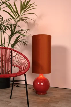 ESTERAD - Vloerlamp - Ø 34 cm - 1xE27 - Oranje*Lucide Hot