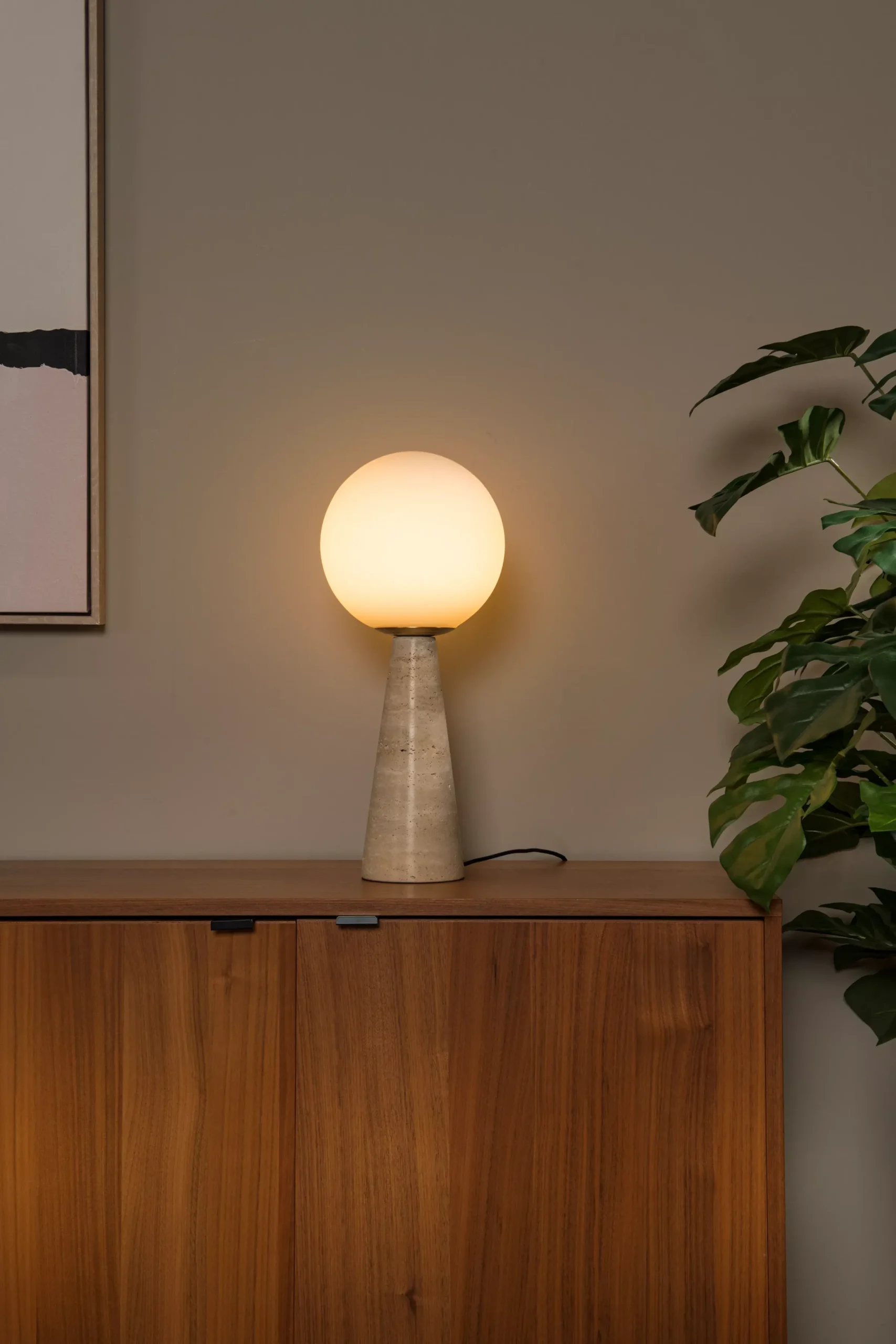 EVIN - Tafellamp - 1xE27 - Opaal*Lucide Best Sale