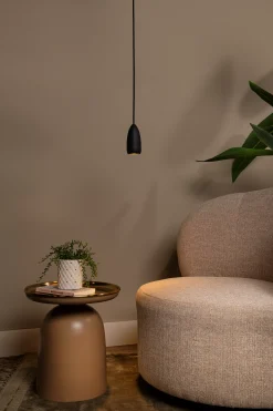 EVORA - Hanglamp - Ø 10 cm - 1xGU10 - Zwart*Lucide Cheap