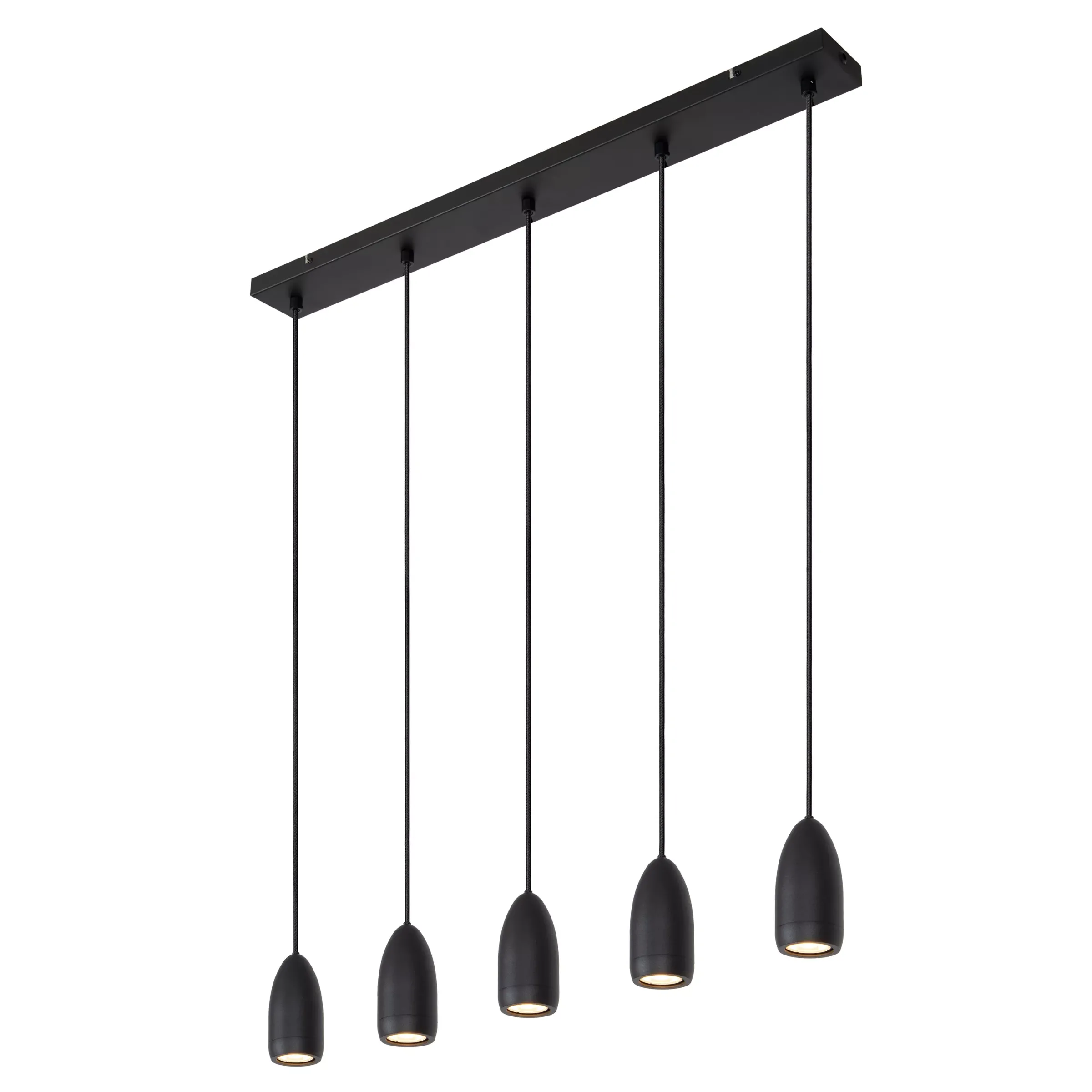EVORA - Hanglamp - Ø 10 cm - 5xGU10 - Zwart*Lucide Sale