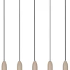 EVORA - Hanglamp - Ø 10 cm - 5xGU10 - Taupe*Lucide New