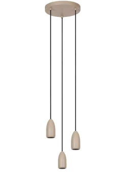 EVORA - Hanglamp - Ø 25 cm - 3xGU10 - Taupe*Lucide Best Sale