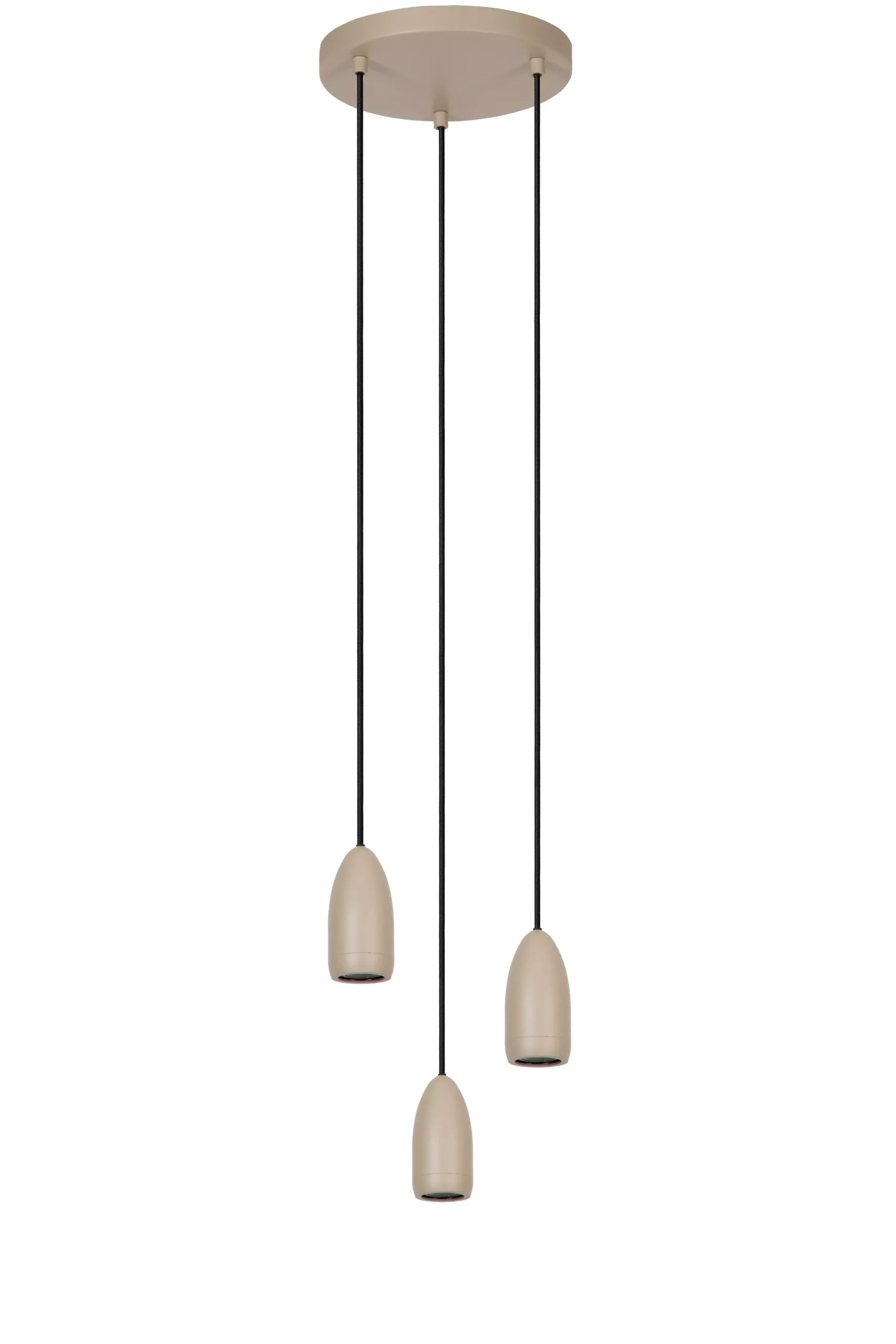 EVORA - Hanglamp - Ø 25 cm - 3xGU10 - Taupe*Lucide Best Sale