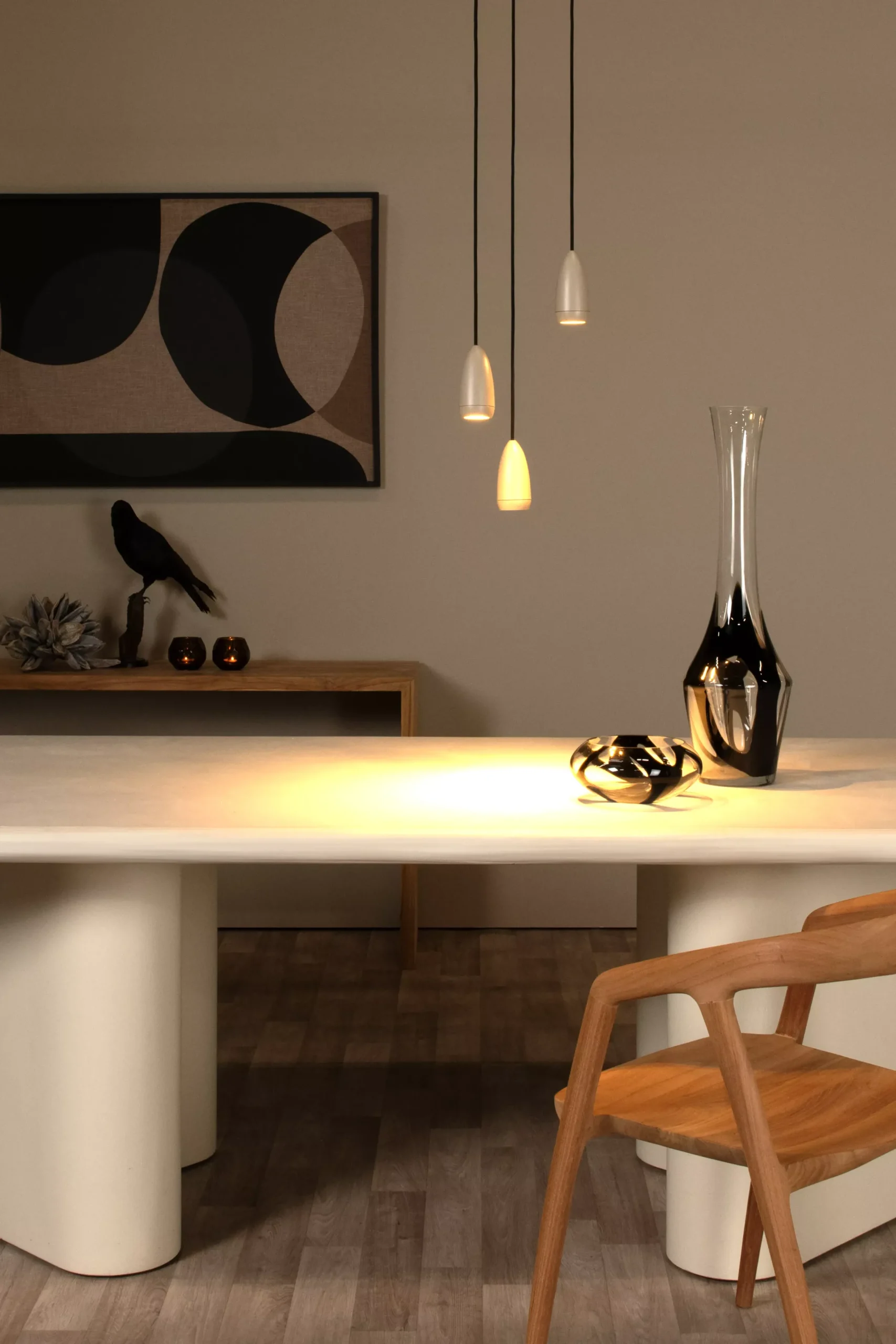EVORA - Hanglamp - Ø 25 cm - 3xGU10 - Taupe*Lucide Best Sale