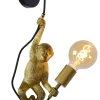EXTRAVAGANZA CHIMP - Wandlamp - 1xE27 - Zwart*Lucide Fashion