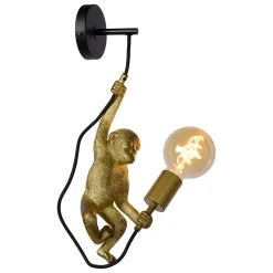 EXTRAVAGANZA CHIMP - Wandlamp - 1xE27 - Zwart*Lucide Fashion