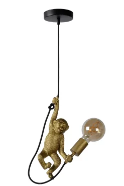 EXTRAVAGANZA CHIMP - Hanglamp - Ø 17,6 cm - 1xE27 - Zwart*Lucide Shop