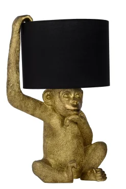 EXTRAVAGANZA CHIMP - Tafellamp - Ø 30 cm - 1xE14 - Zwart*Lucide Best