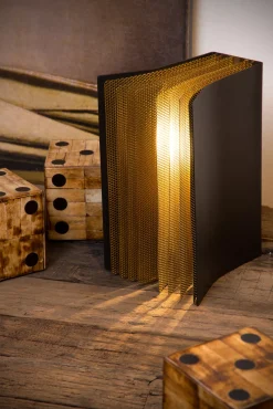 EXTRAVAGANZA LIVRET - Tafellamp - 1xE14 - Zwart*Lucide Shop