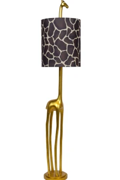 EXTRAVAGANZA MISS TALL - Vloerlamp - Ø 31,5 cm - 1xE27 - Mat Goud / Messing*Lucide Hot