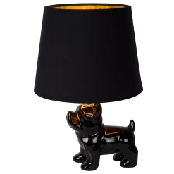 EXTRAVAGANZA SIR WINSTON - Tafellamp - 1xE14 - Zwart*Lucide Hot