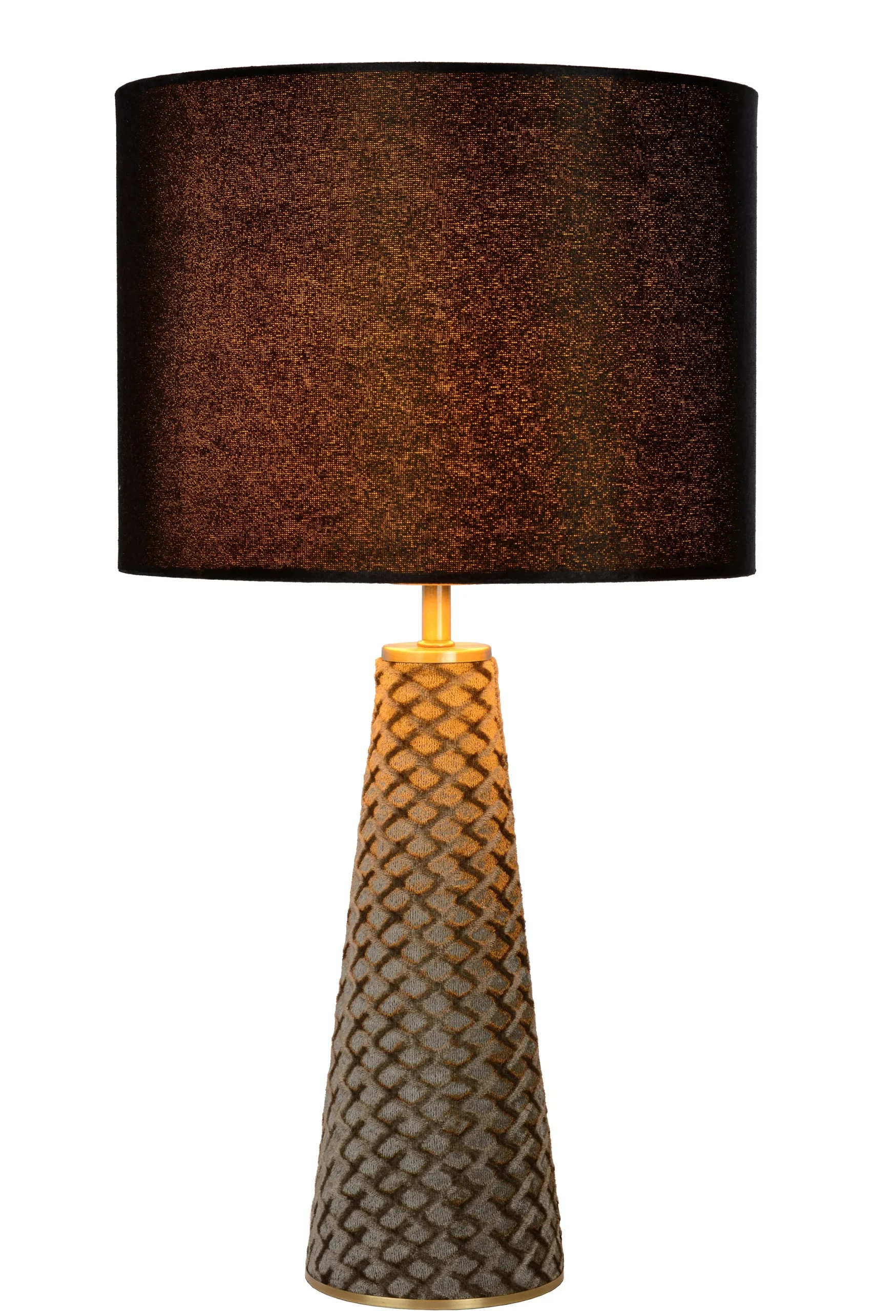 EXTRAVAGANZA VELVET - Tafellamp - Ø 25 cm - 1xE27 - Zwart*Lucide Online