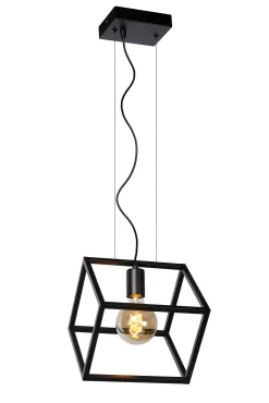FABIAN - Hanglamp - 1xE27 - Zwart*Lucide Store
