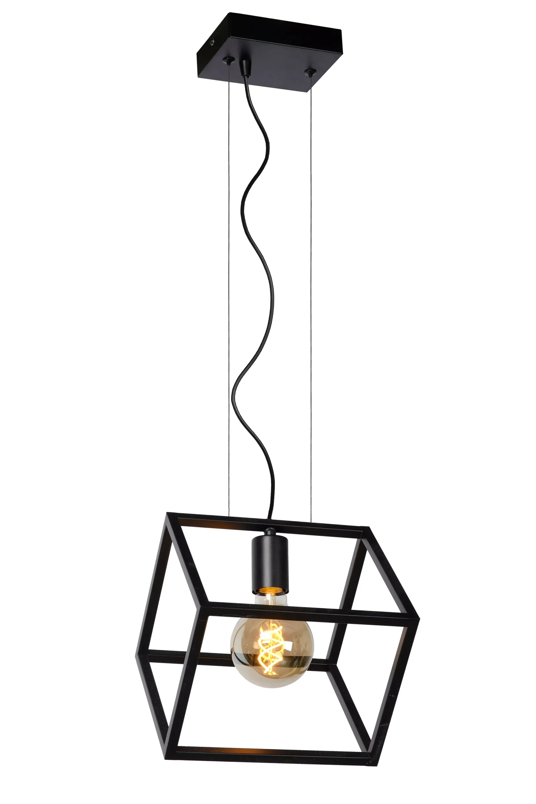 FABIAN - Hanglamp - 1xE27 - Zwart*Lucide Store