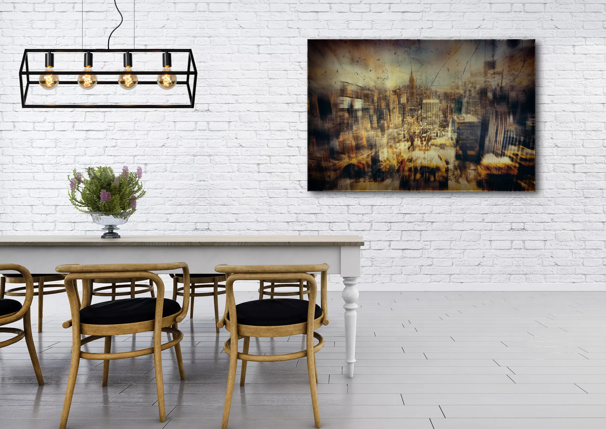 FABIAN - Hanglamp - 4xE27 - Zwart*Lucide Fashion