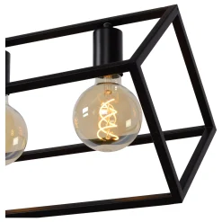 FABIAN - Hanglamp - 6xE27 - Zwart*Lucide Fashion
