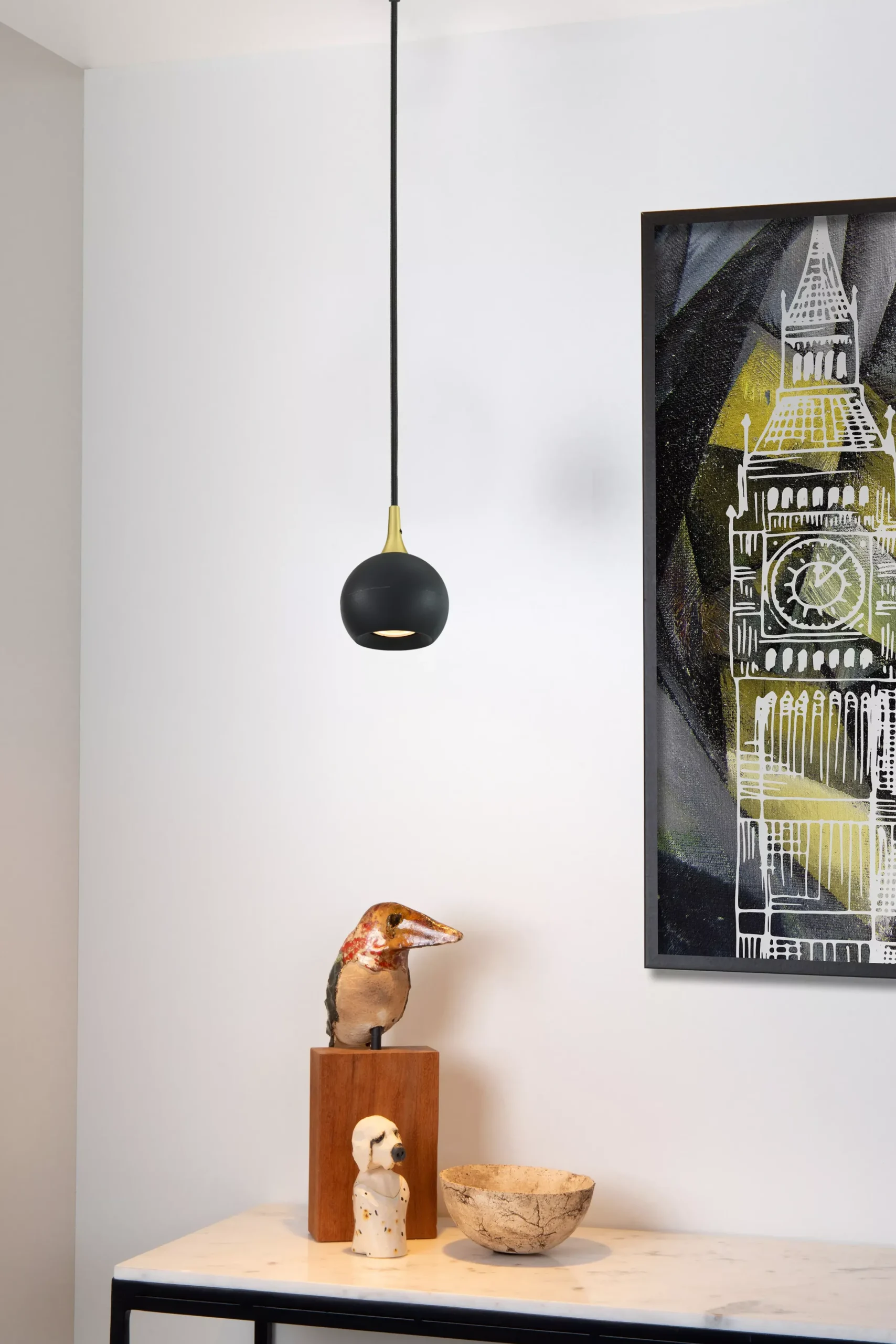 FAVORI - Hanglamp - Ø 9 cm - 1xGU10 - Zwart*Lucide Cheap