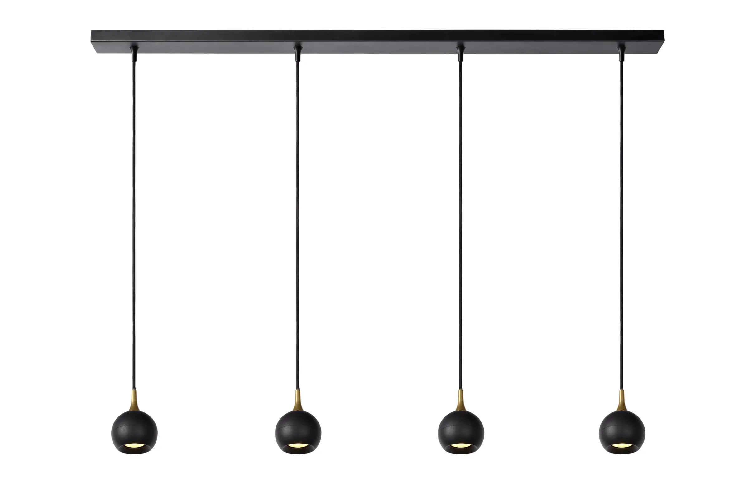 FAVORI - Hanglamp - 4xGU10 - Zwart*Lucide Shop
