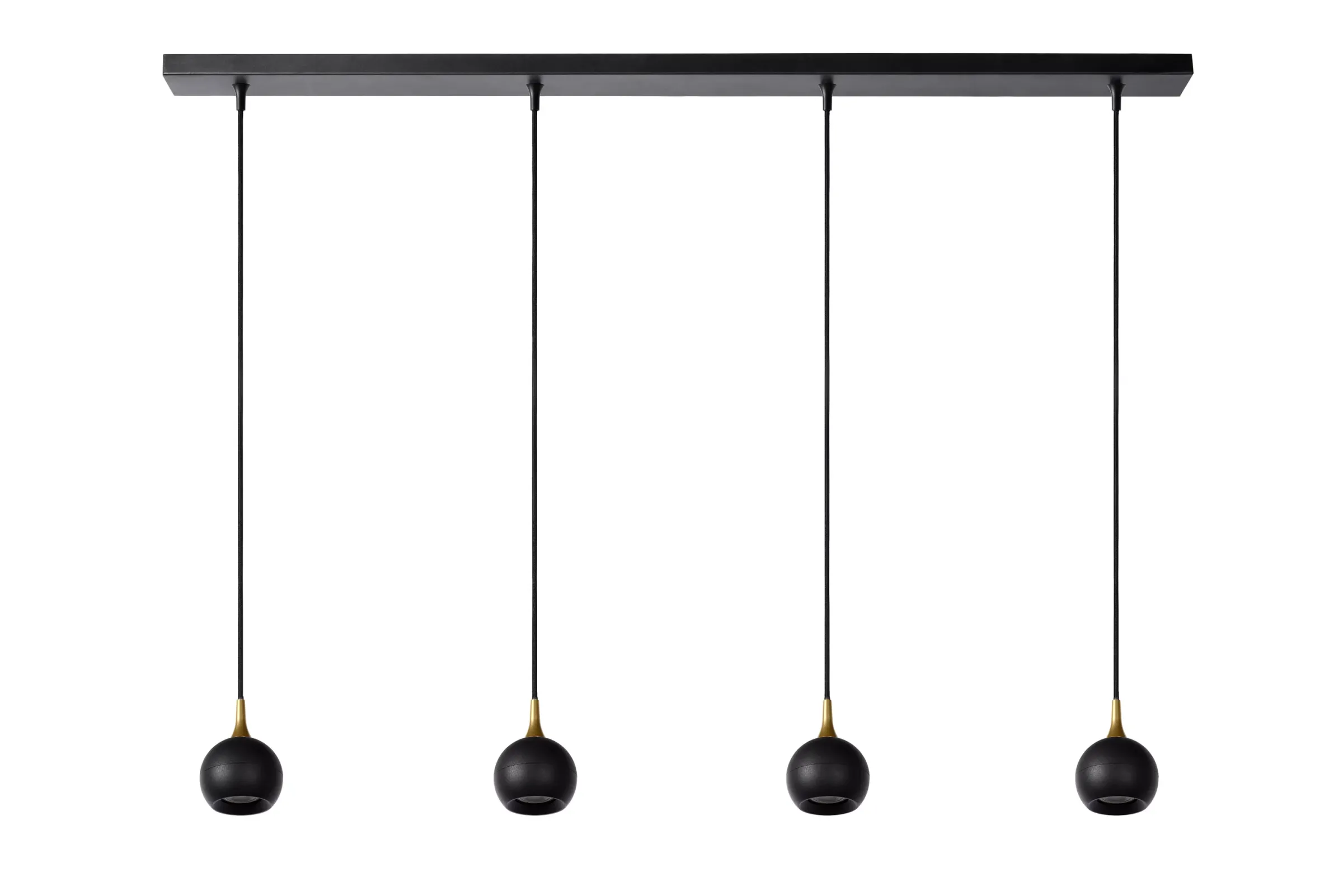 FAVORI - Hanglamp - 4xGU10 - Zwart*Lucide Shop