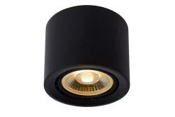 FEDLER - Plafondspot - Ø 12 cm - LED Dim to warm - GU10 (ES111) - 1x12W 2200K/3000K - Zwart*Lucide Outlet