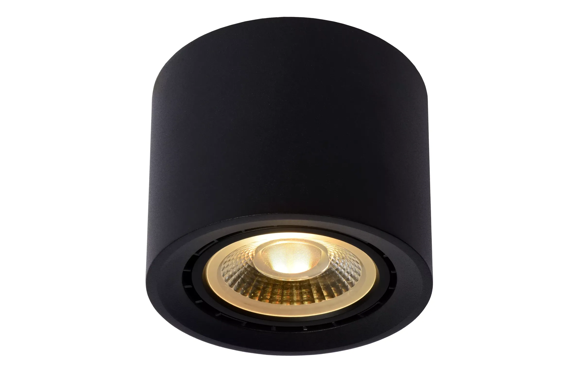 FEDLER - Plafondspot - Ø 12 cm - LED Dim to warm - GU10 (ES111) - 1x12W 2200K/3000K - Zwart*Lucide Outlet
